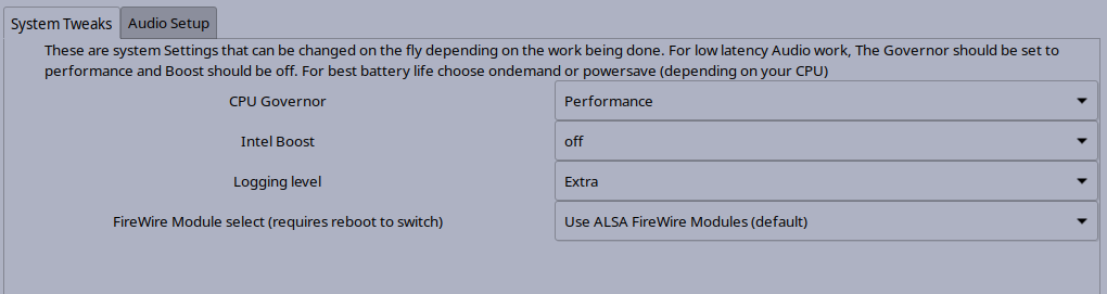 System Tweaks image